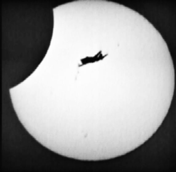 Eclipse and Plane